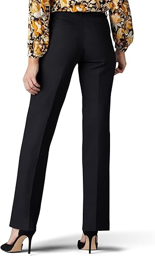HR Women's Comfortable Office Dress Pants with Flex Waistband and Pockets - Image 2