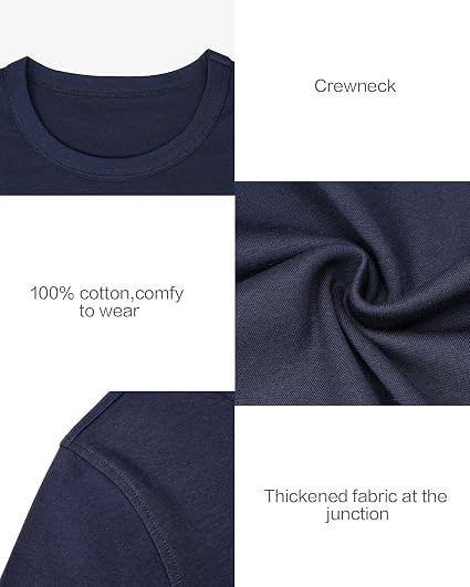 HR Women's Casual Cotton Crop Top, Crewneck Short Sleeve Solid Basic Tee - Image 2