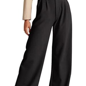 HR Women's High Waisted Business Casual Pants, Office Dress Trousers with Pockets